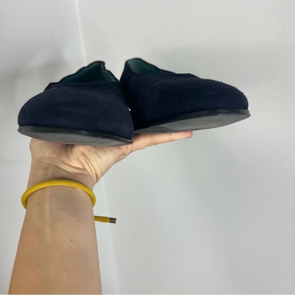 Thierry Rabotin Size 39 Rose Blue Suede Italiian Rounded Toe Heels - Picture 6 of 8